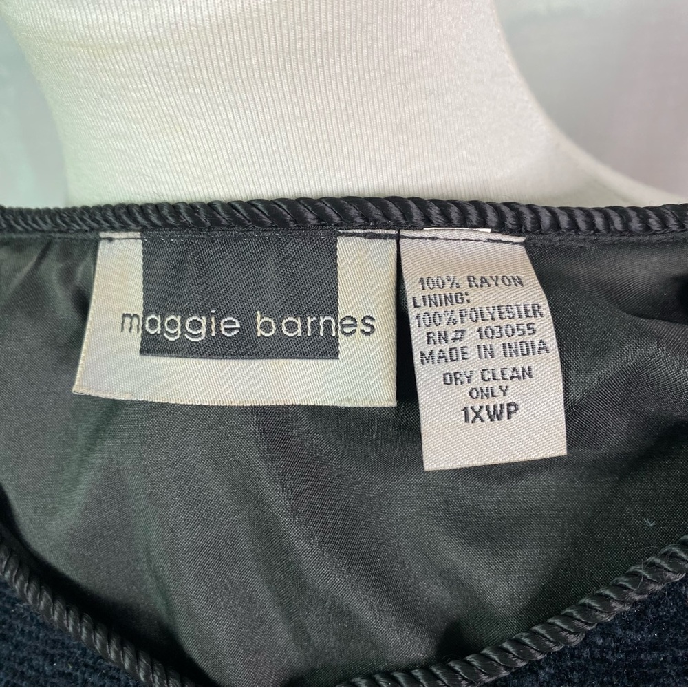 Vintage Black Velour Patchwork Jacket Chunky Butt… - image 7